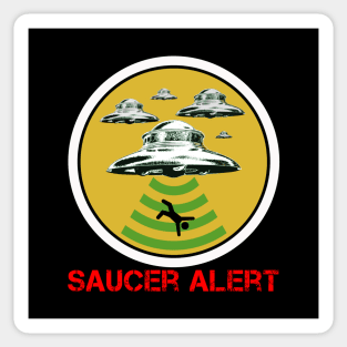 Saucer Alert Sticker